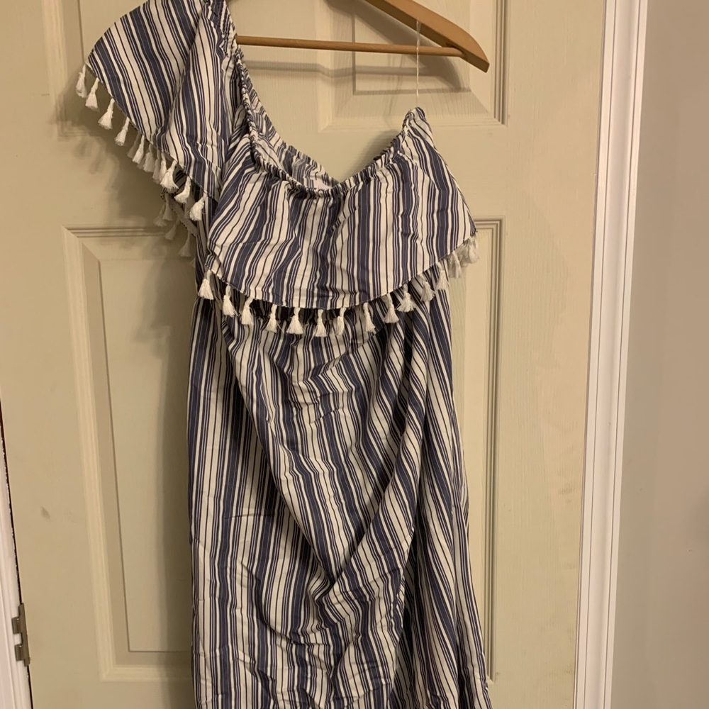 Ingrid and Isabel Maternity One Shoulder Dress